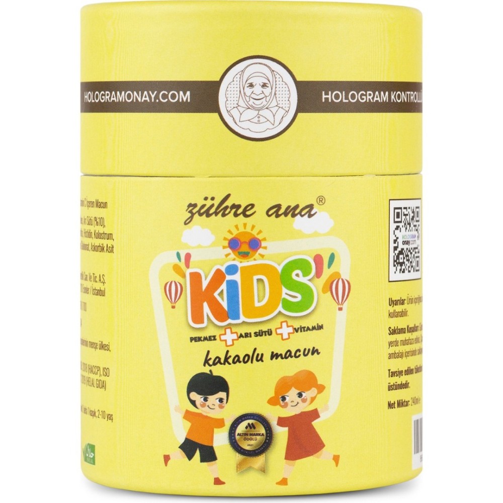 Zühre Ana Kids Kakaolu Macun 240 Gr