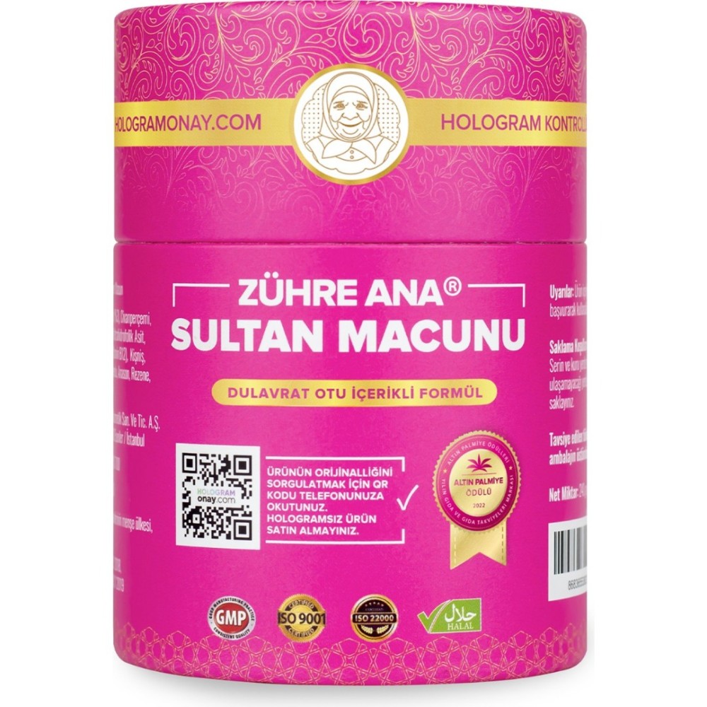 Zühre Ana Sultan Macunu 240 Gr