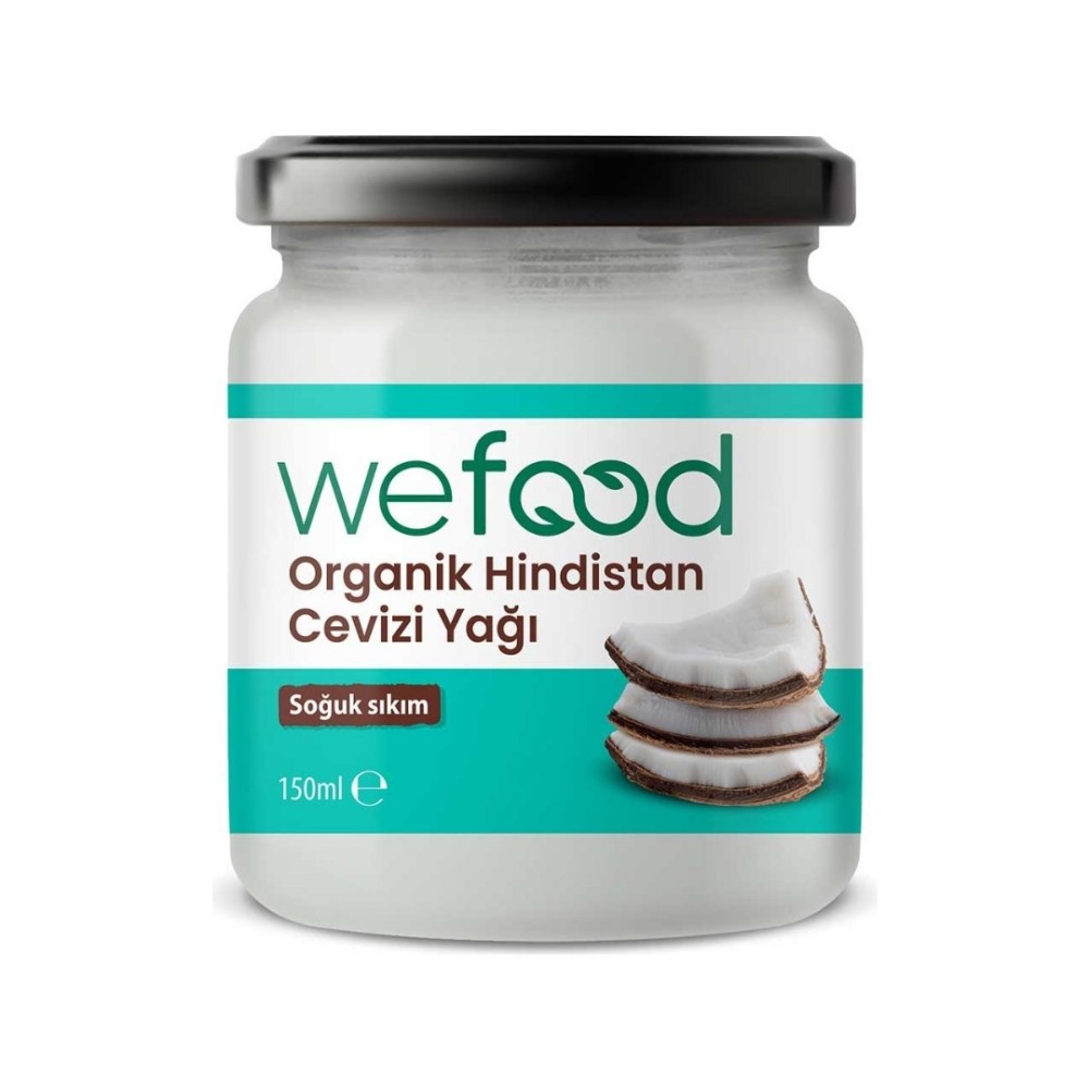 Wefood Organik Hindistan Cevizi Yağı 150 Ml (Soğuk Sıkım)