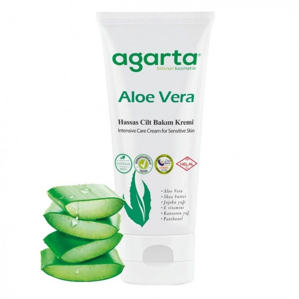 Agarta Aloe Veralı Hassas Cilt Bakım Kremi 75 Ml