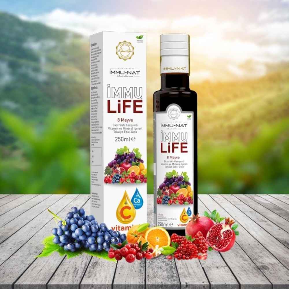 İmmunat İmmu Life 8 Meyve Ekstraktı 250 ml