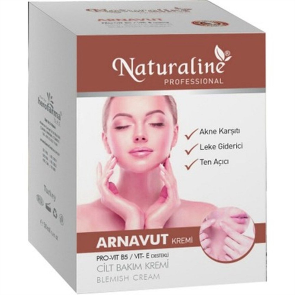 Naturaline Arnavut Kremi 50 ml Akne Leke Ten Açıcı 