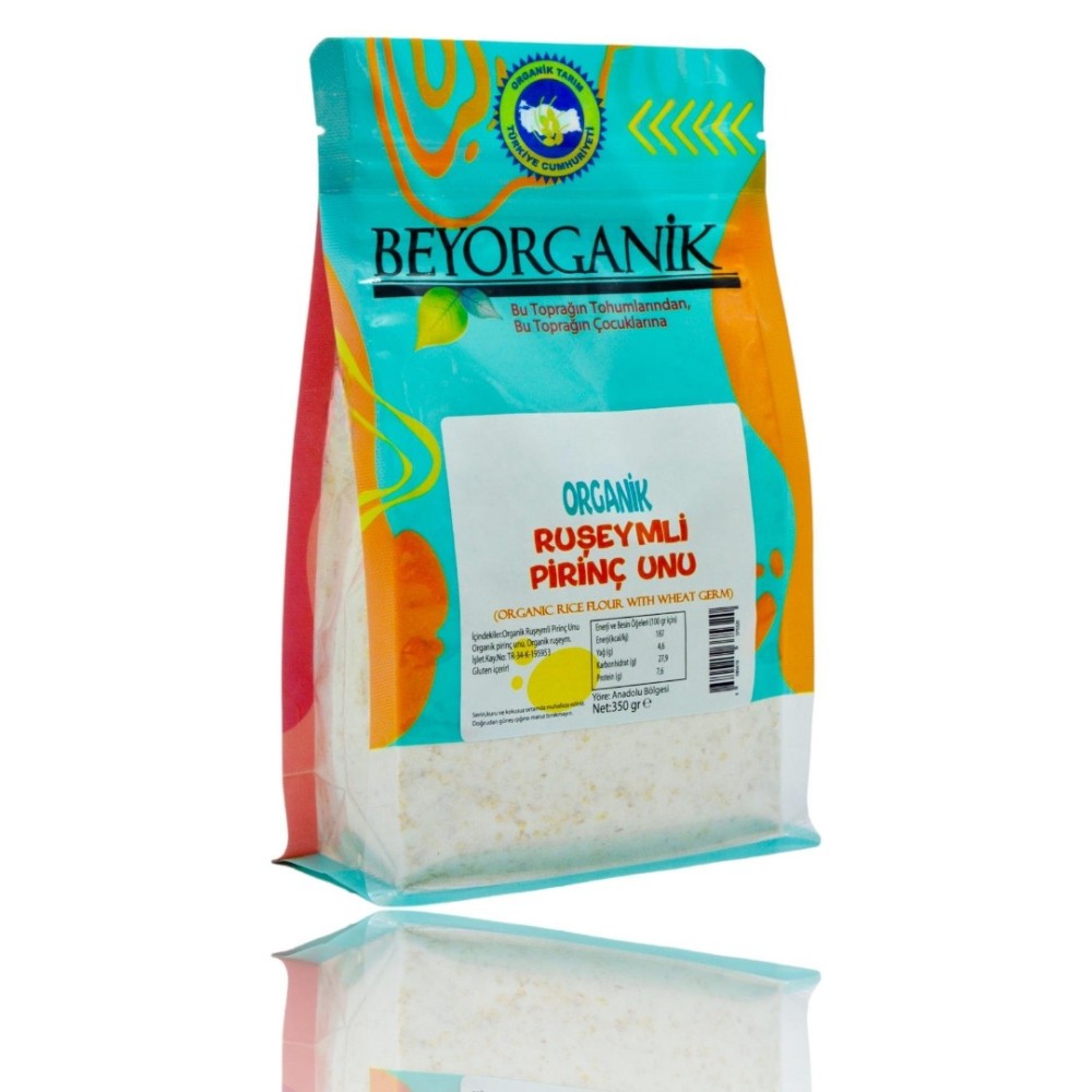 Beyorganik Organik Ruşeymli Pirinç Unu 350 Gr +8 Ay