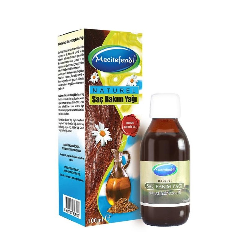 Mecitefendi Naturel Saç Bakım Yağı 100 Ml