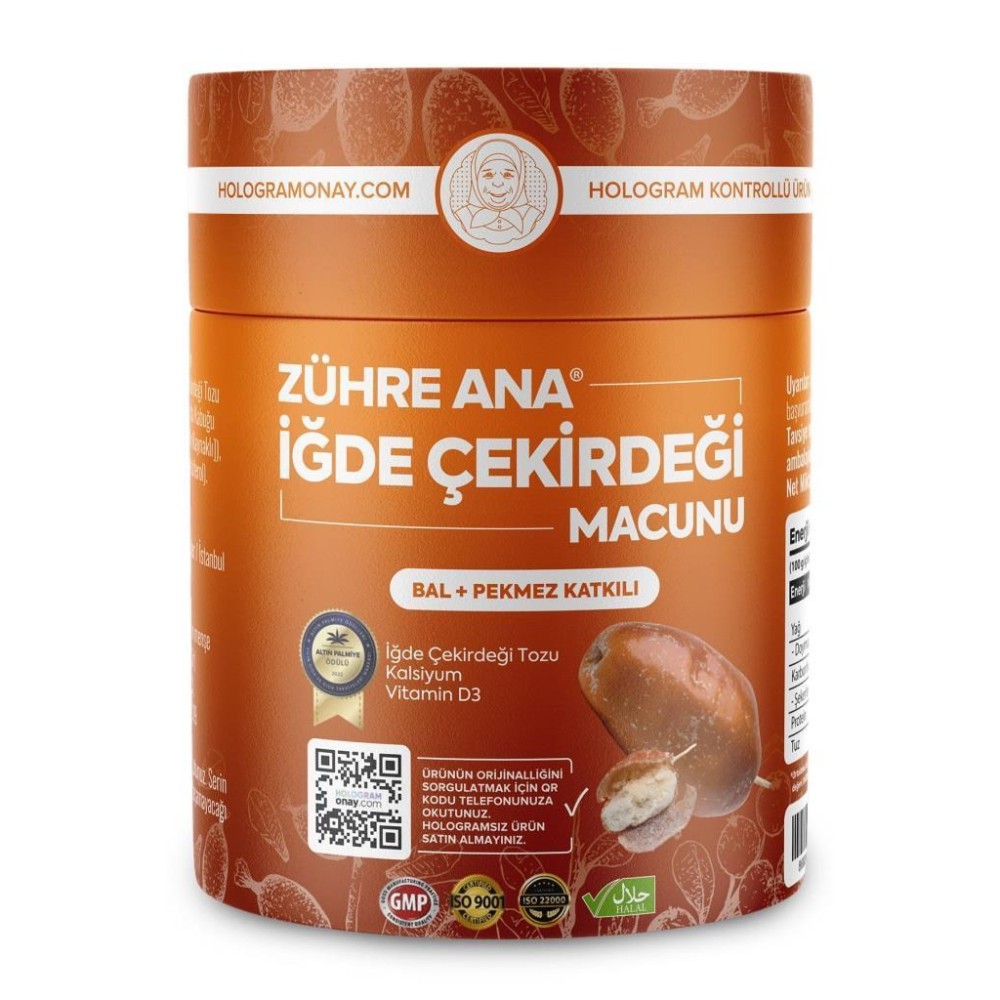 Zühre Ana İğde Çekirdeği Macunu 240 Gr